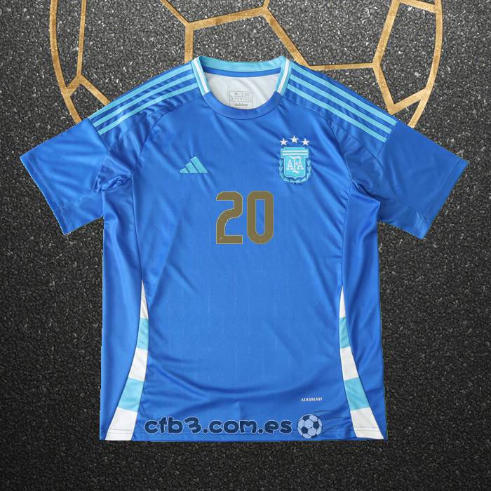 Camiseta Argentina Jugador Mac Allister Segunda 2024